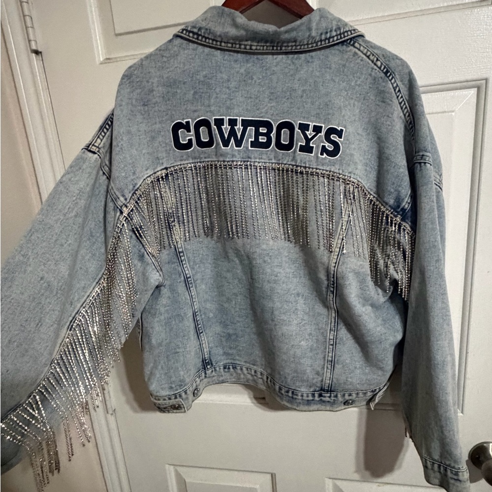 The Wild Collective Dallas Cowboys Jean Jacket